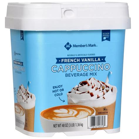 Our instant cappuccino mix blends the classic, full-bodied taste of coffee with a sweet, velvety vanilla flavor that you can enjoy in the comfort of your own home. . Walmart cappuccino